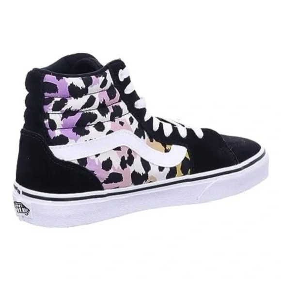 VANS • Filmore Hi Top Graphic Animal Print Lace Up Shoes - Picture 4 of 11